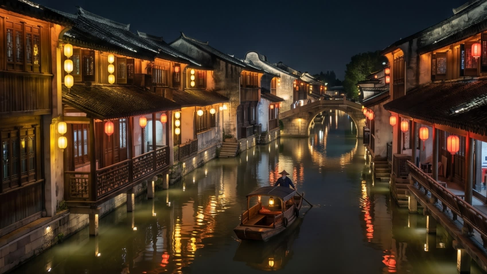 Image 3 - The silent and romantic canals of Wuzhen West Gate