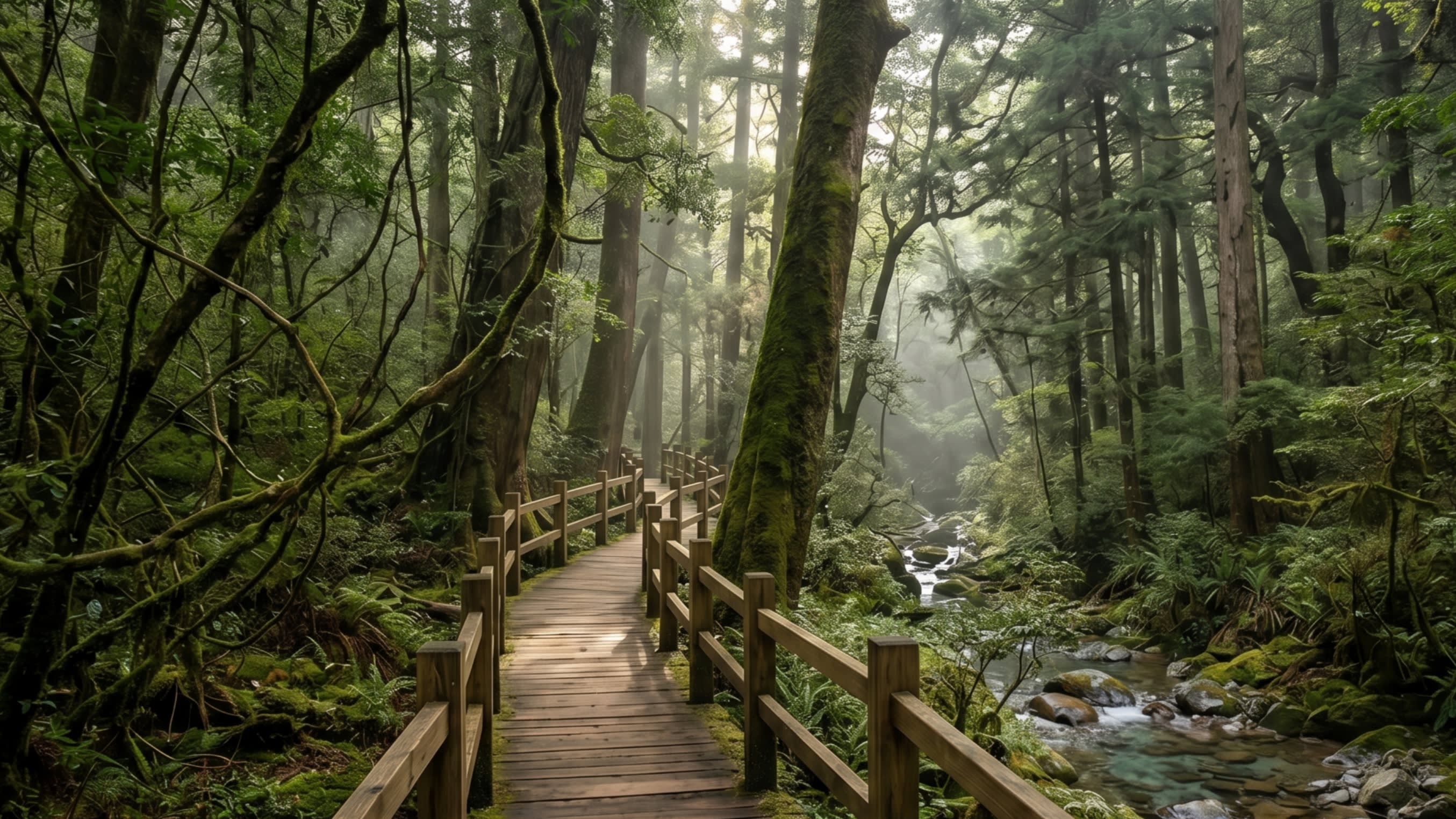 Image 4 - A silent wooden eco-trail through the heart of the Qinling virgin forest