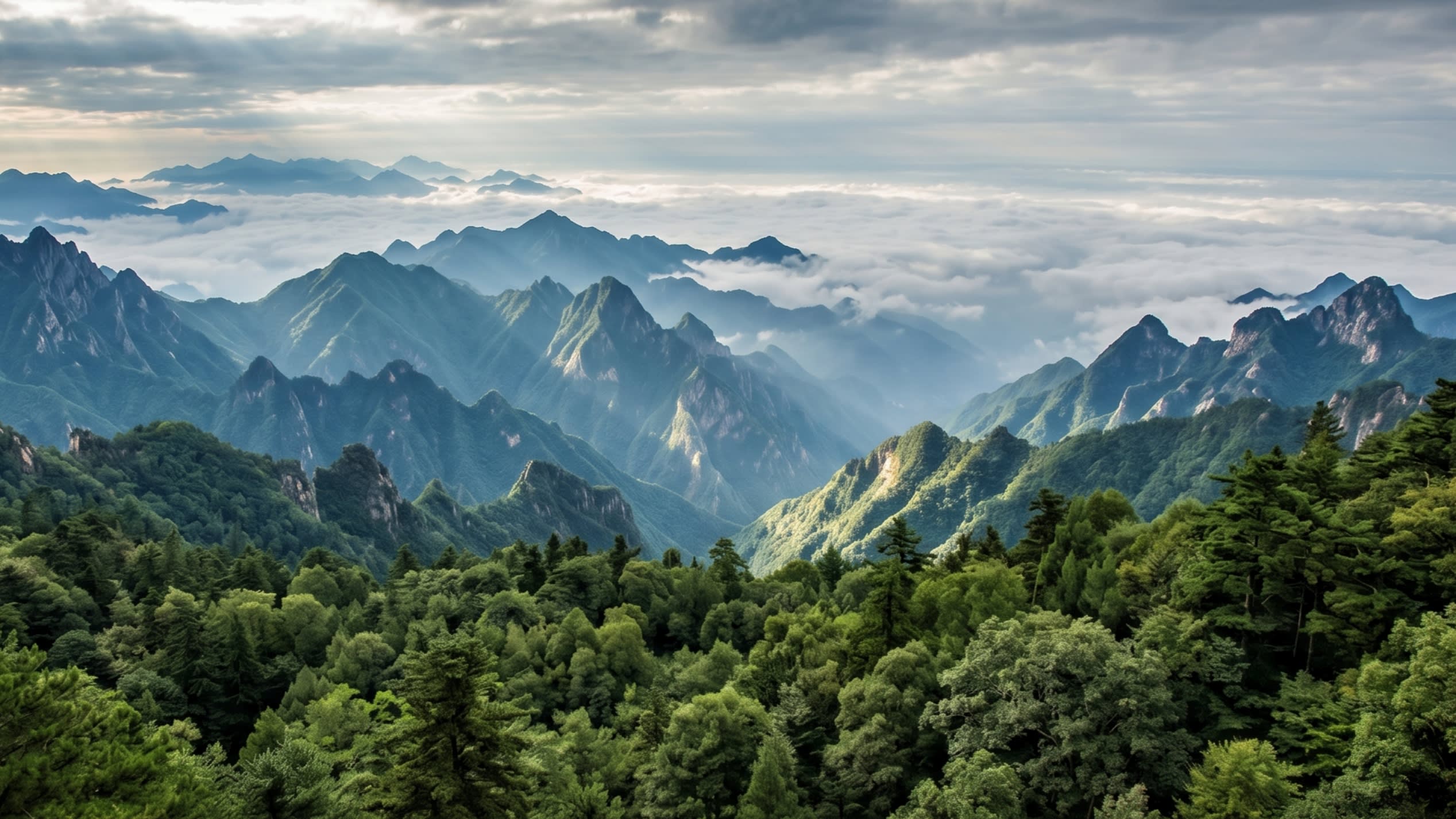 Image 2 - The majestic layers of the Qinling Mountains, a biological vault of China