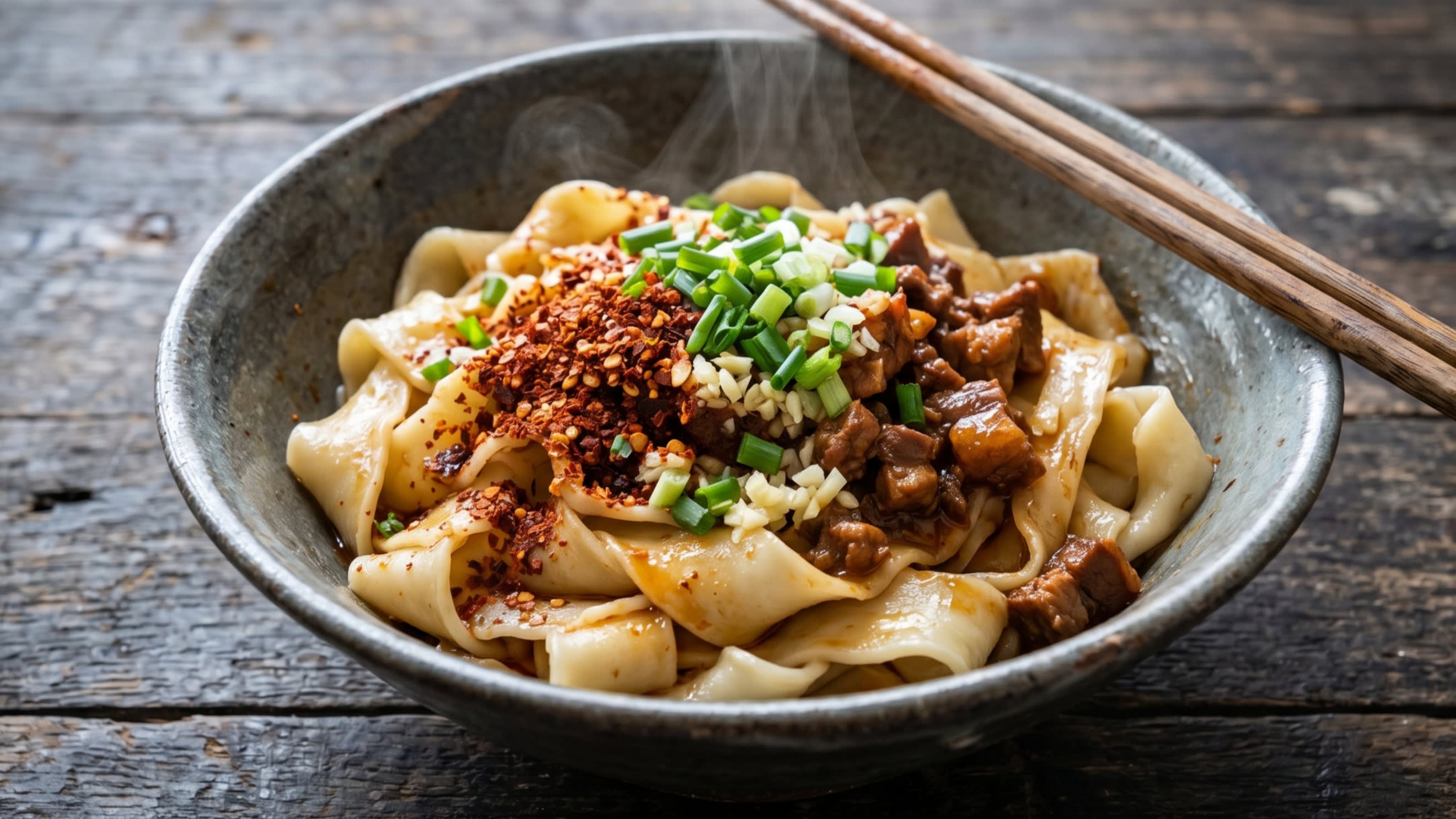 Image 4 - The complex and spicy layers of Biang Biang Noodles