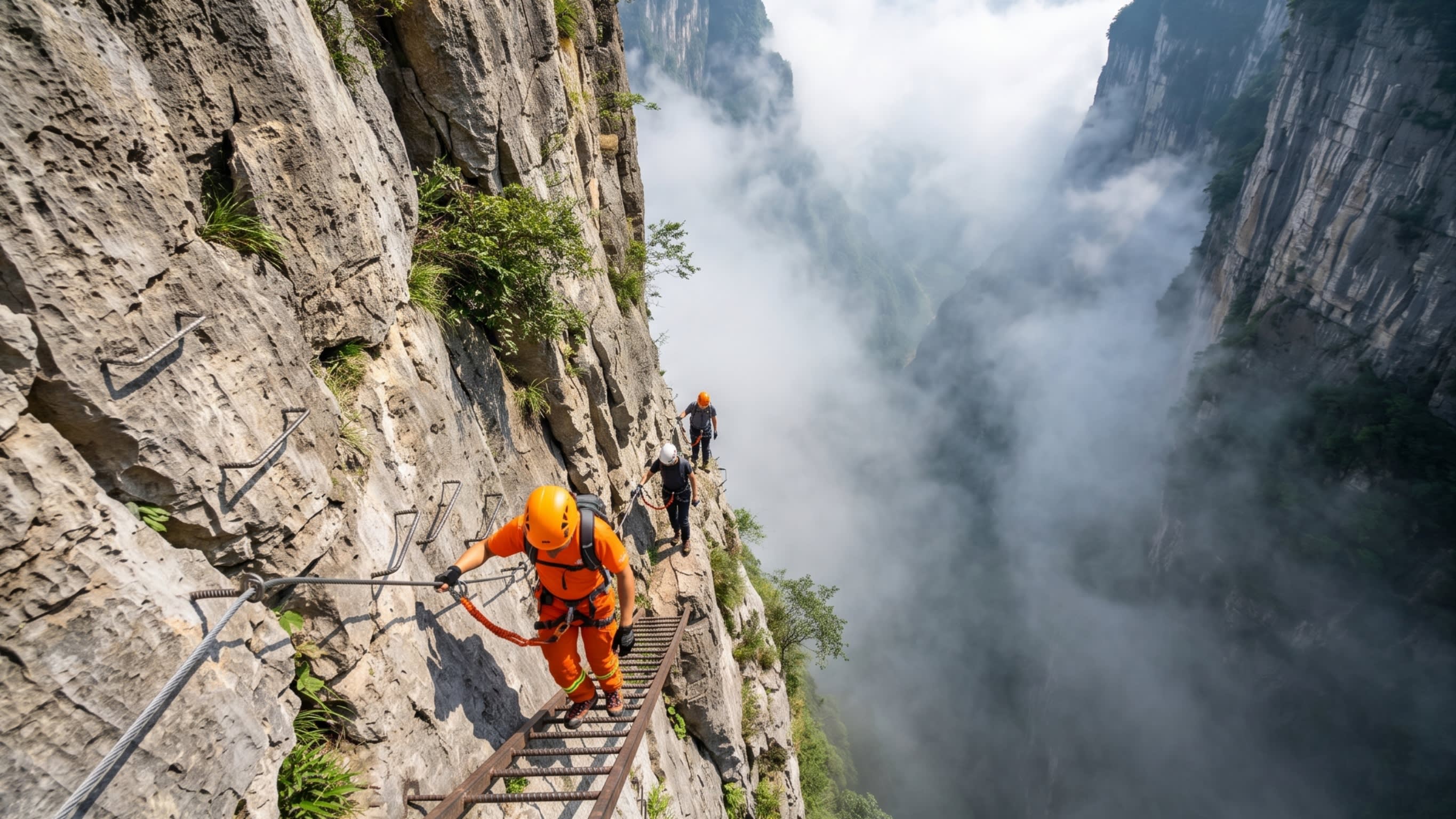 Image 1 - The ultimate edge-of-your-seat experience on the Enshi Via Ferrata