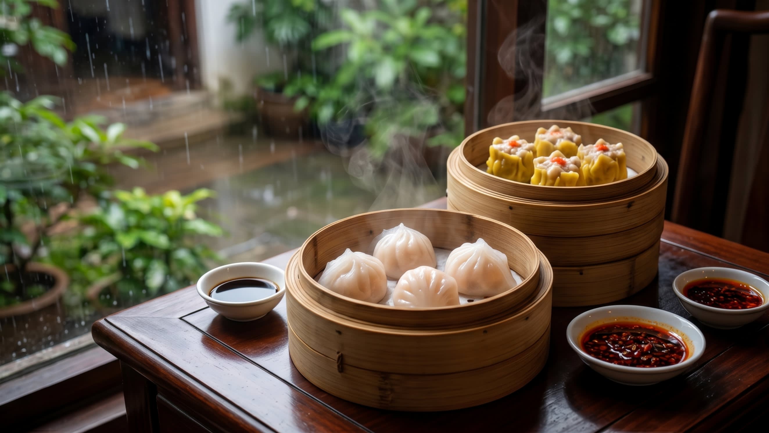 Image 4 - The warmth of Cantonese Dim Sum while the rain falls outside