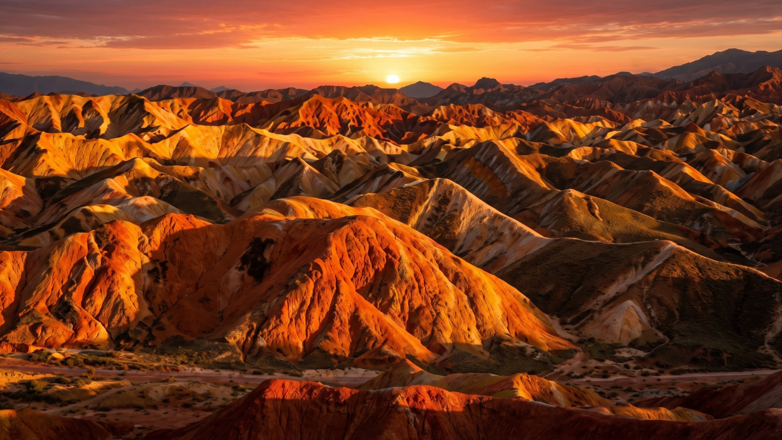 Hero Image - The technicolor dreamscape of Zhangye's Rainbow Mountains