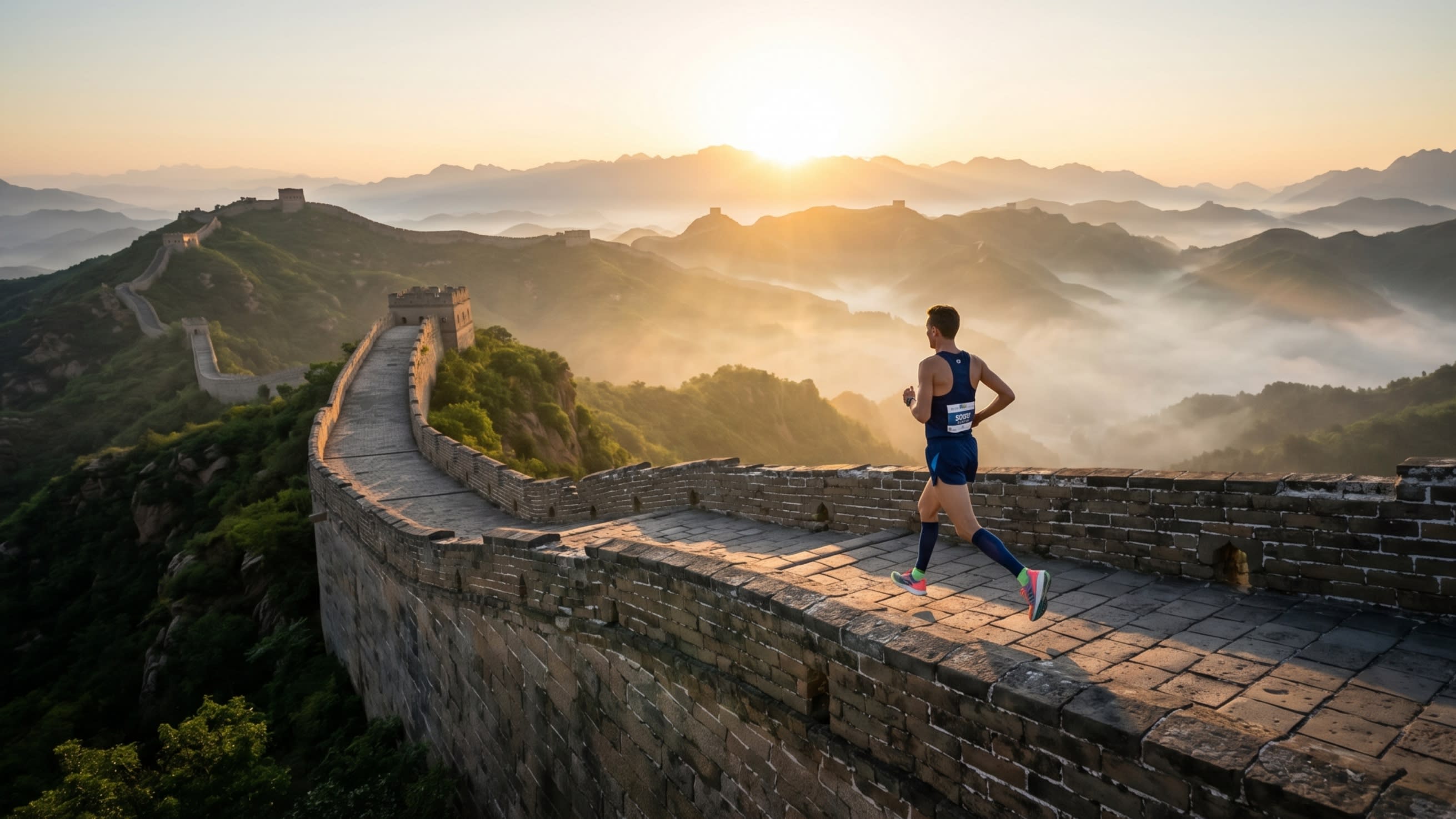 Hero Image - Conquering the stone dragon: A runner's journey at dawn