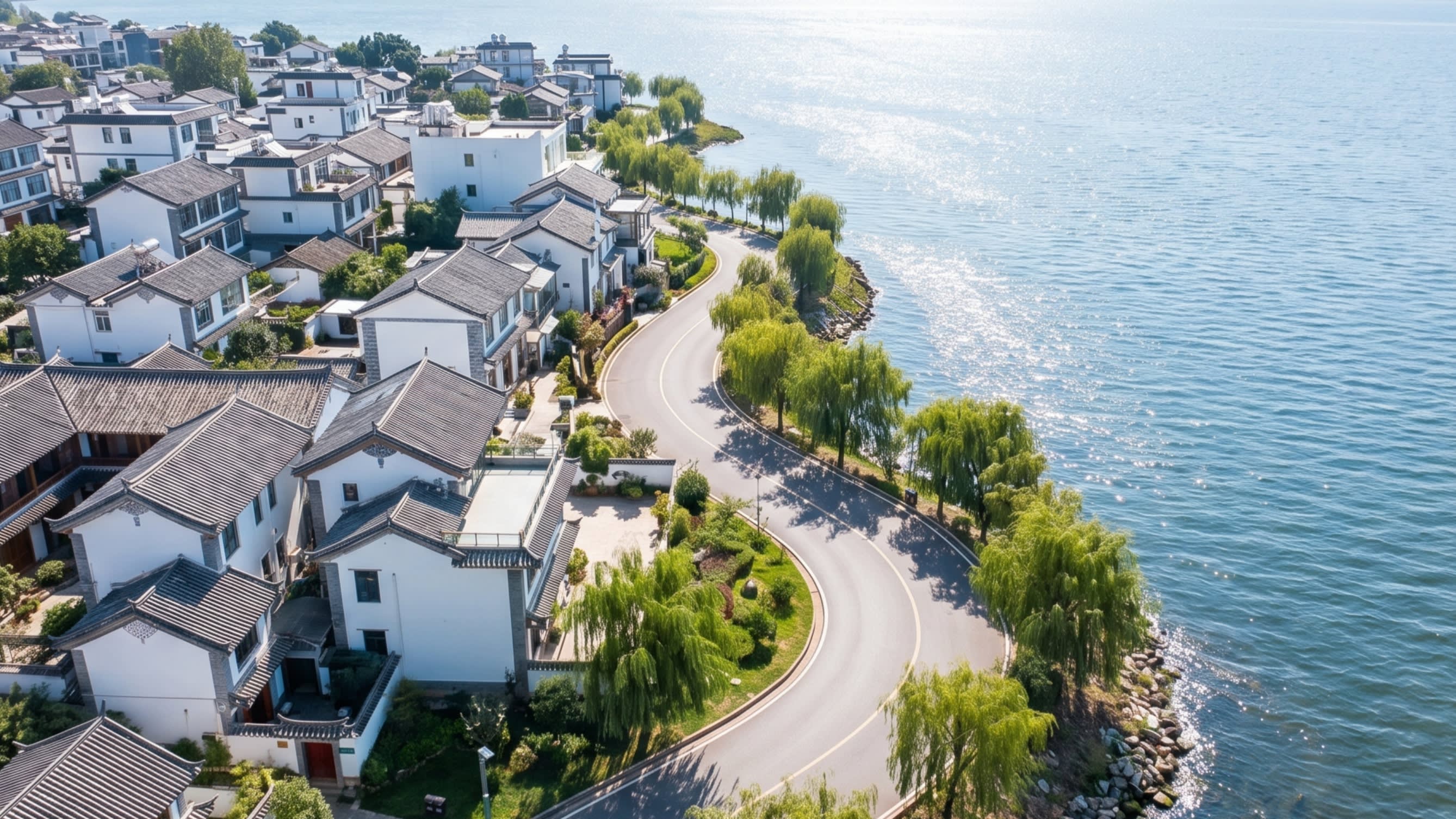 Image 1 - The rhythmic grace of the famous S-Curve winding through the Bai-style coastline