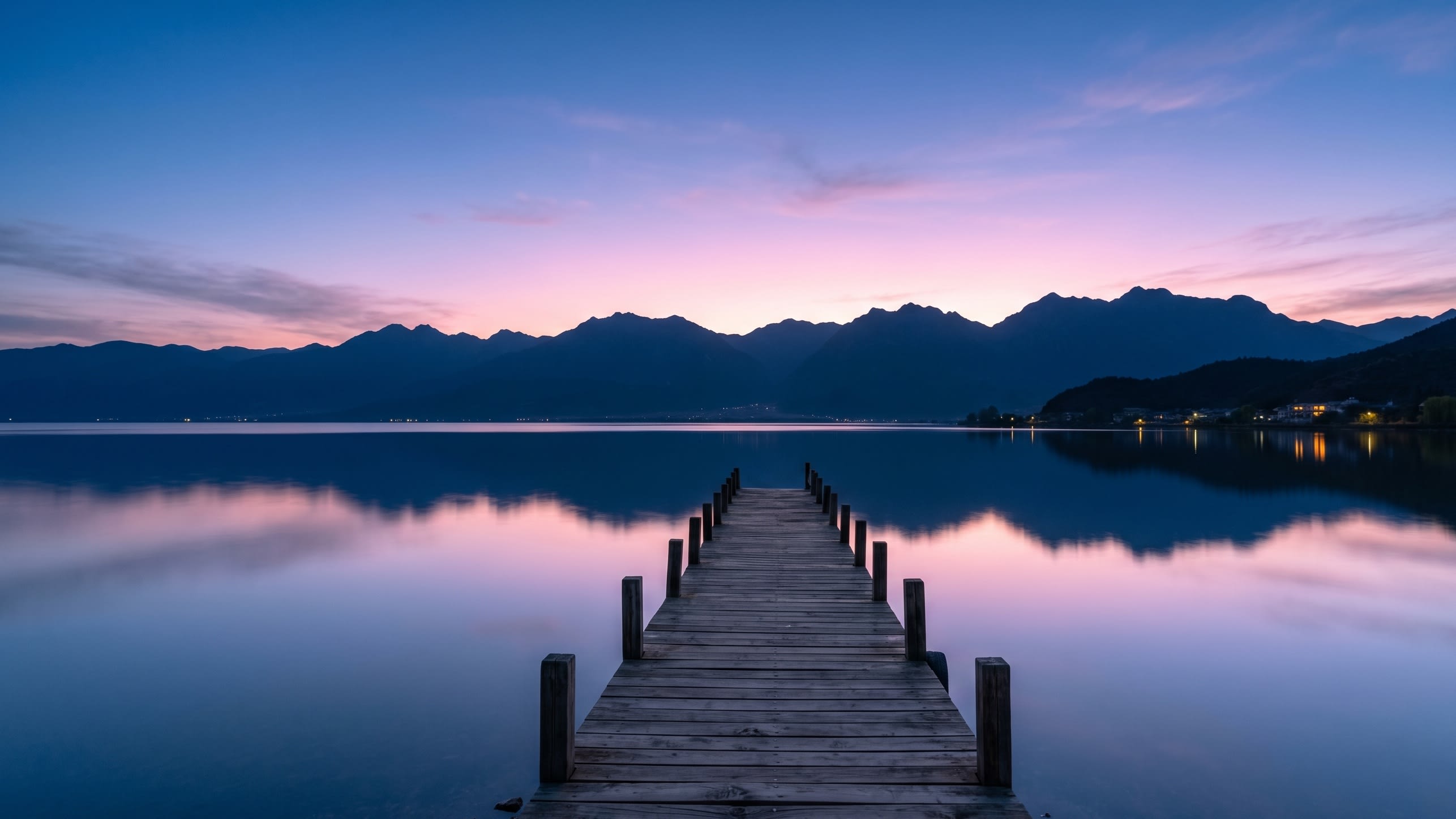 Image 4 - Blue hour magic: The silent, indigo reflections of the lake at sunset