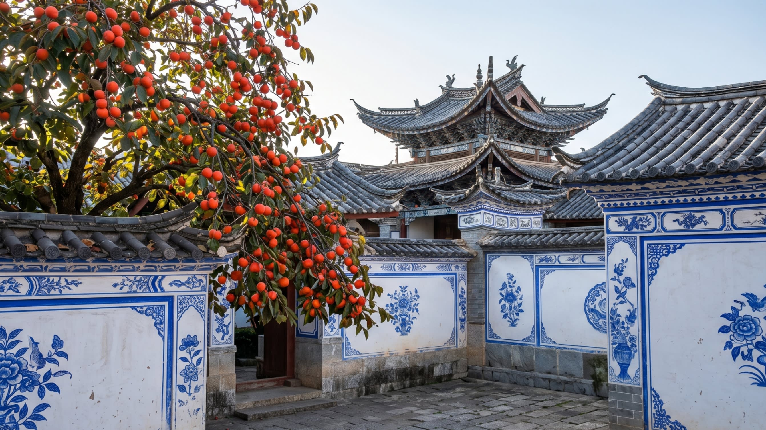 Image 2 - The intricate white-and-grey elegance of traditional Bai courtyards in Xizhou