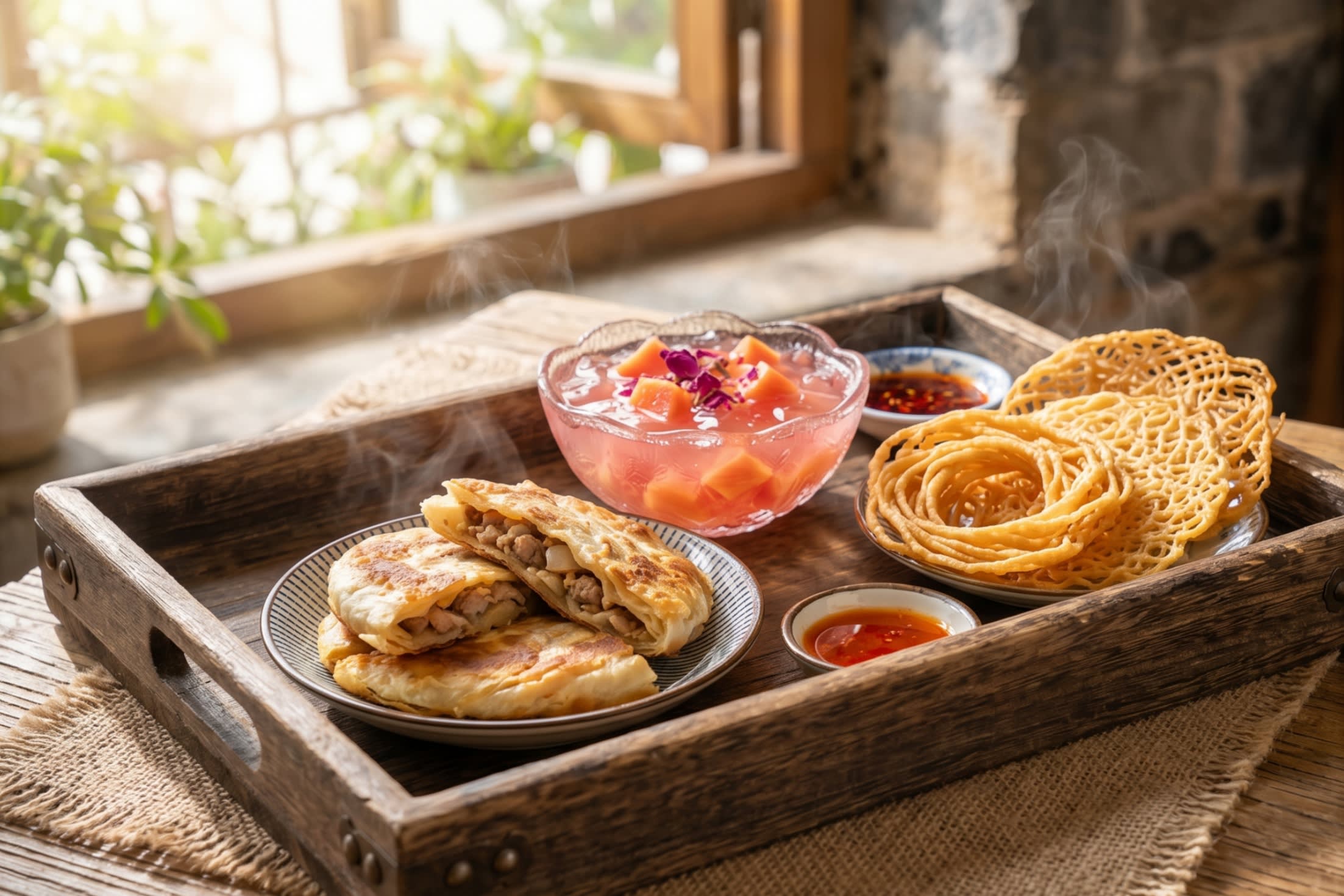 Image 3 - The vibrant, floral, and crispy palette of Dali's heritage snacks