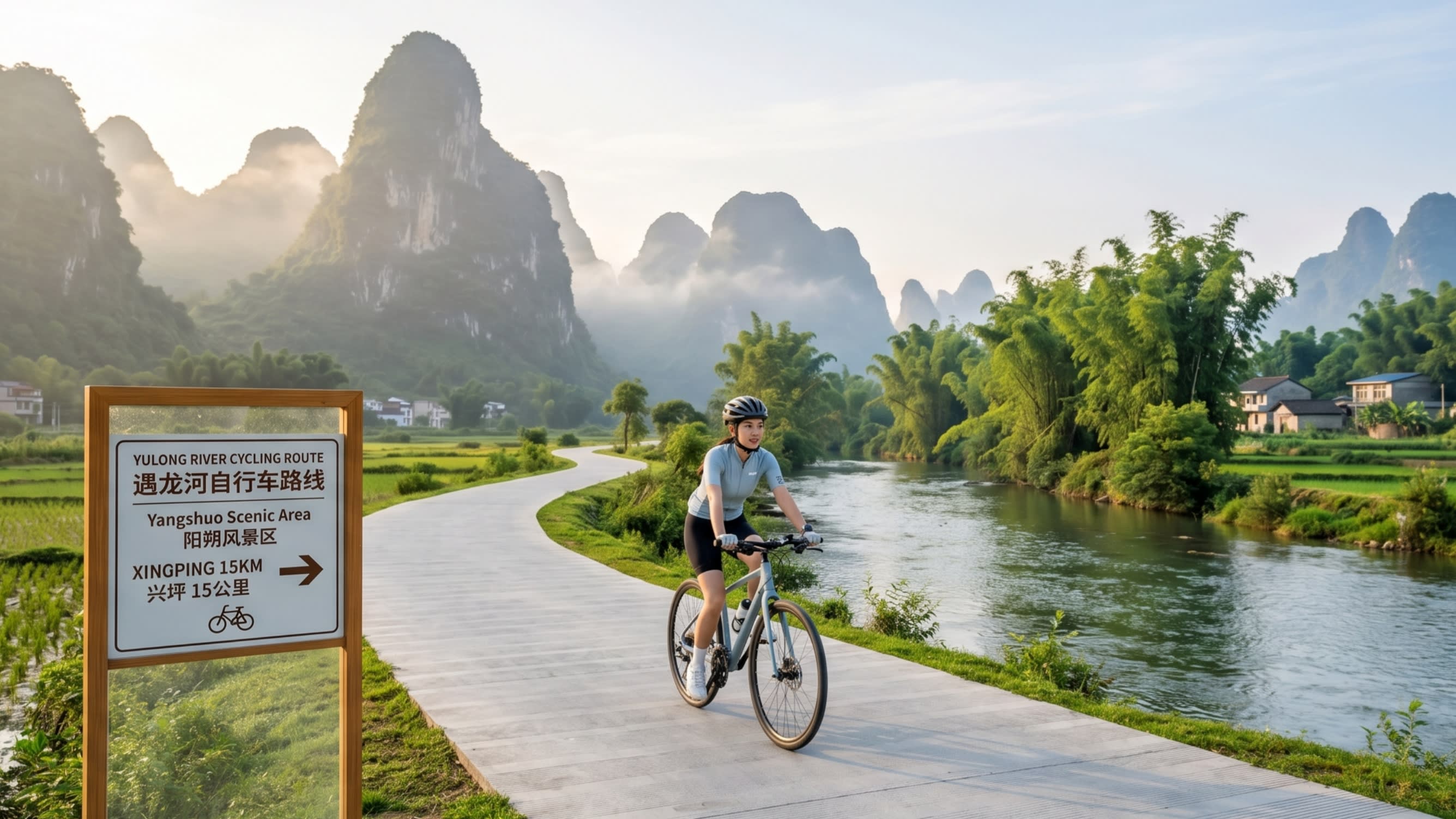 Image 3 - Seamless exploration along the poetic karst banks of Yangshuo