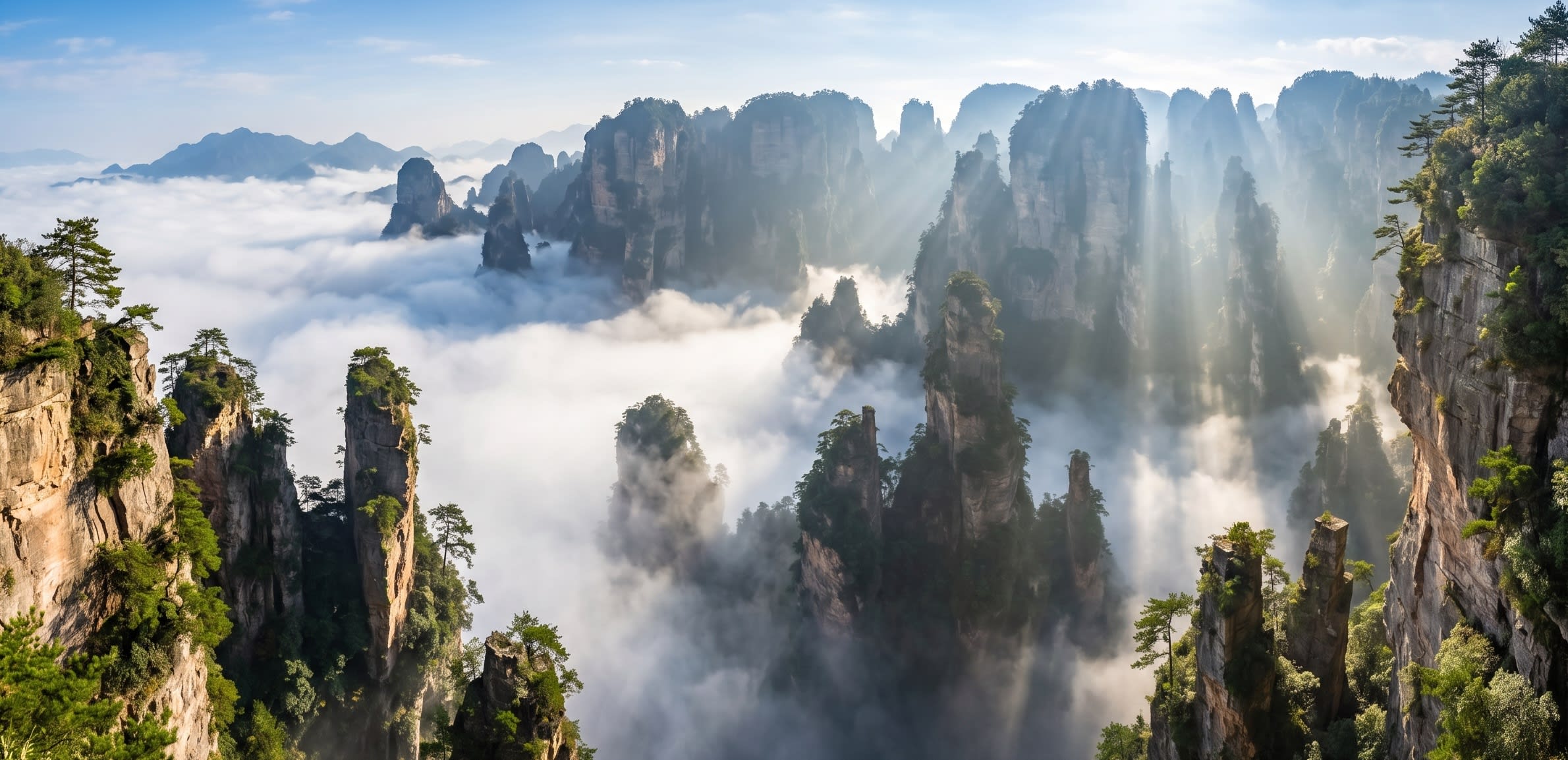 Image 1 - The vertical labyrinth of Zhangjiajie, the true inspiration for Avatar