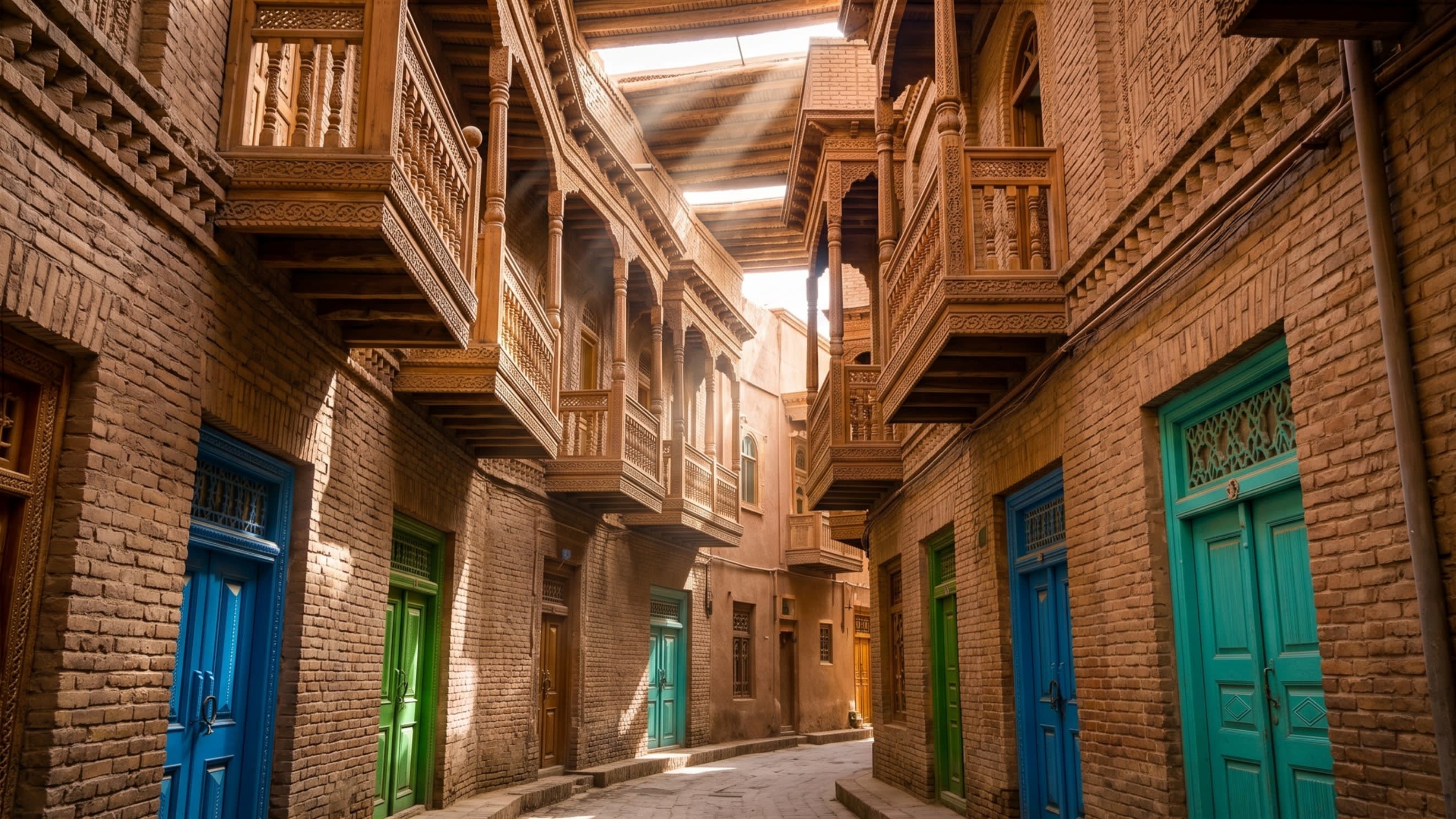 Image 3 - The sun-drenched earthen majesty of the Kashgar Ancient City