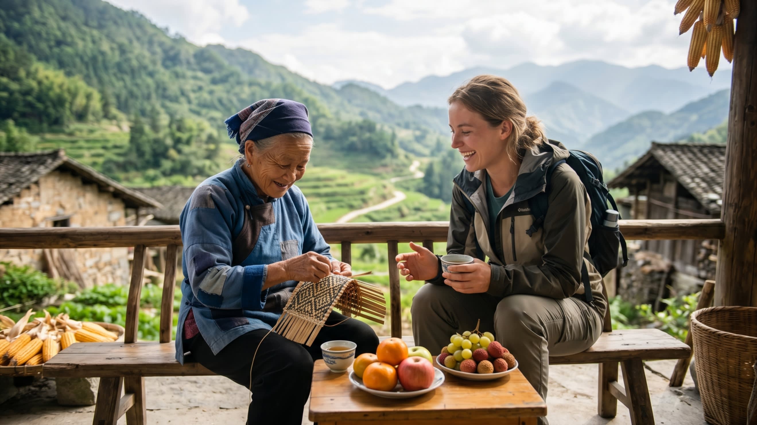 Image 1 - The power of a smile: Turning curiosity into connection in the mountains