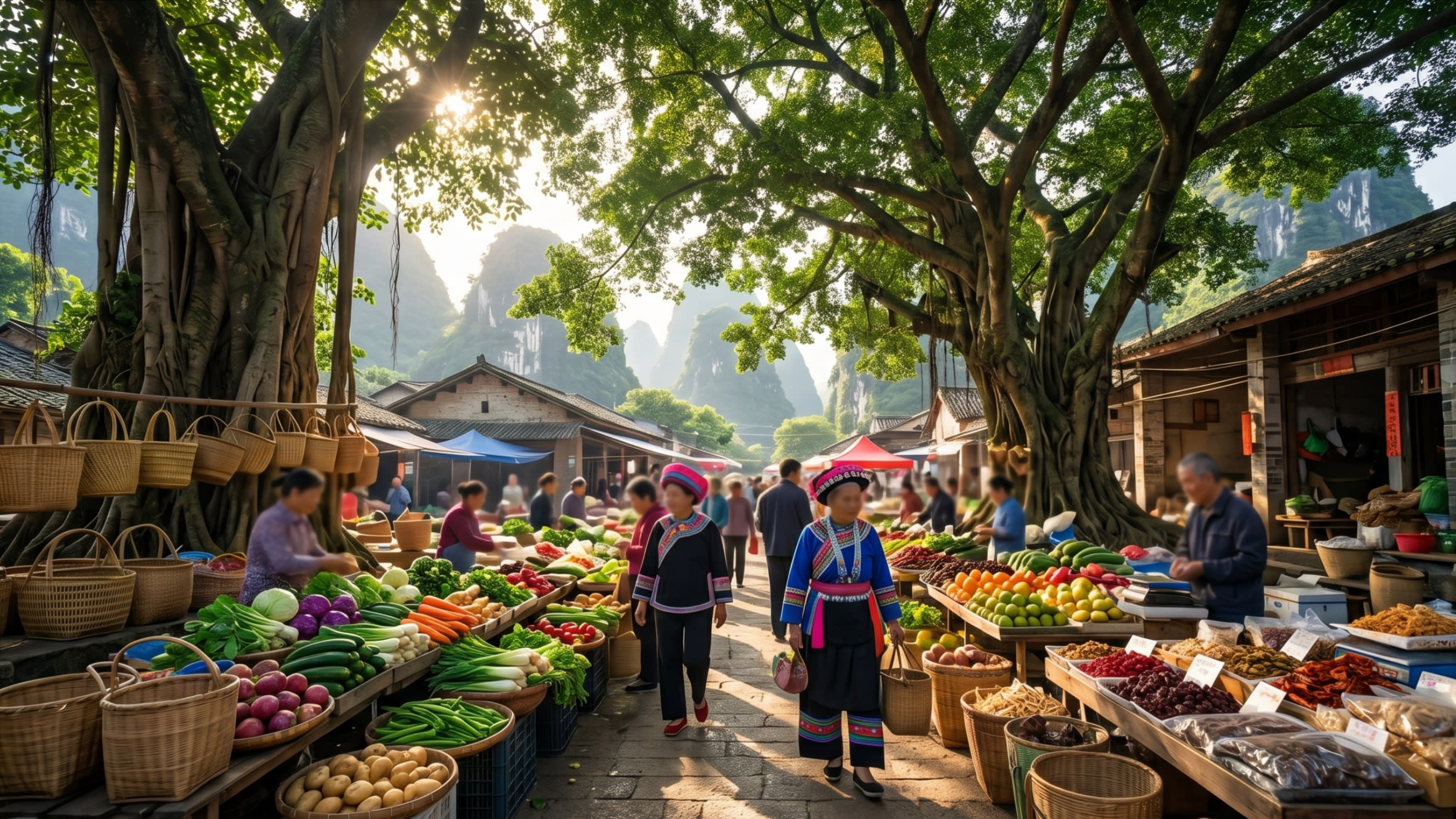 Hero Image - The vibrant and welcoming soul of rural China's gateway markets