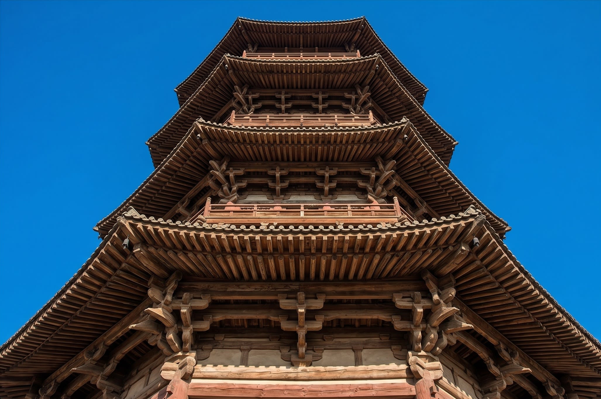 Defying gravity: Looking up into the infinite geometric soul of the tower