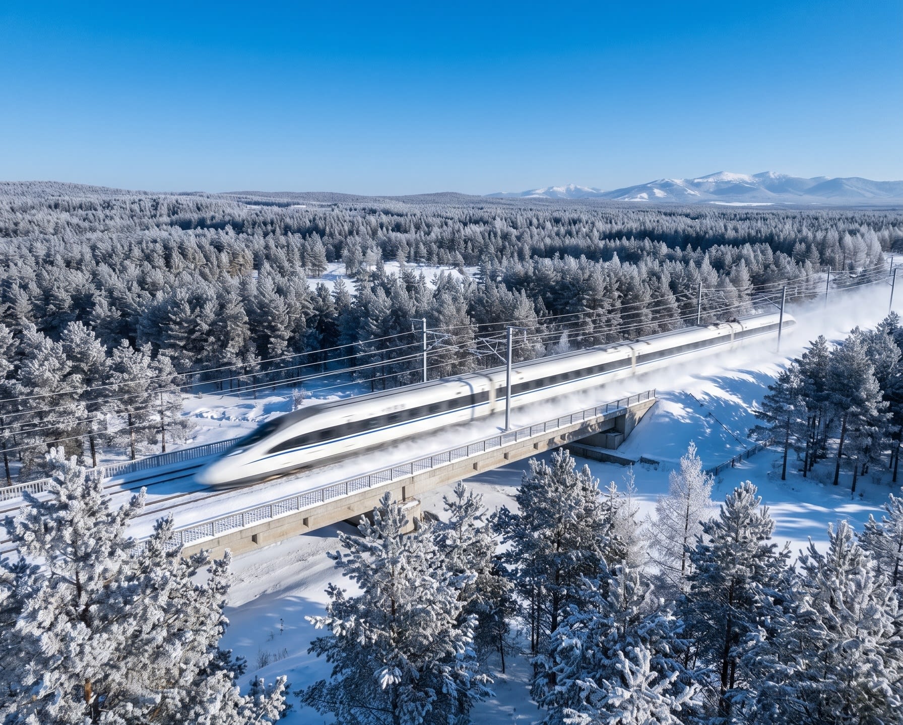 Piercing the white void: A high-speed link through the winter silence