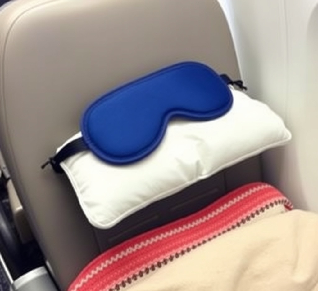 Comfortable seat setup for long-haul flights