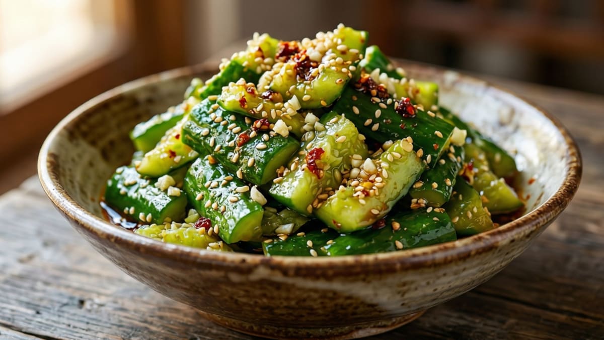 The ULTIMATE Smashed Cucumber Salad (Pai Huang Gua): The 10-Minute Secret to Explosive Flavor