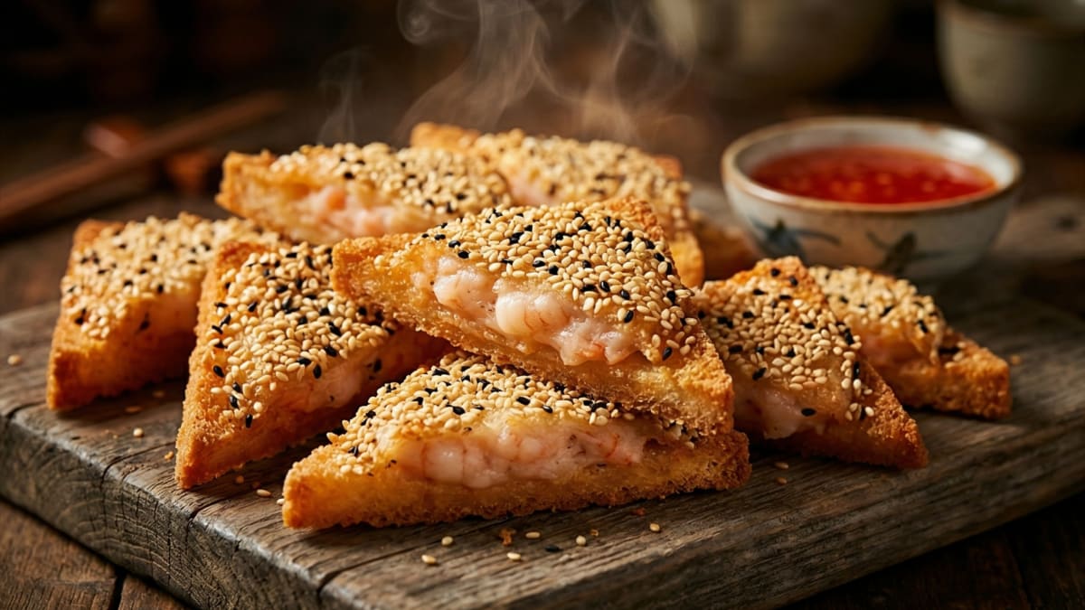 The ULTIMATE Chinese Shrimp Toast: The Dim Sum Secret to Zero Greasiness