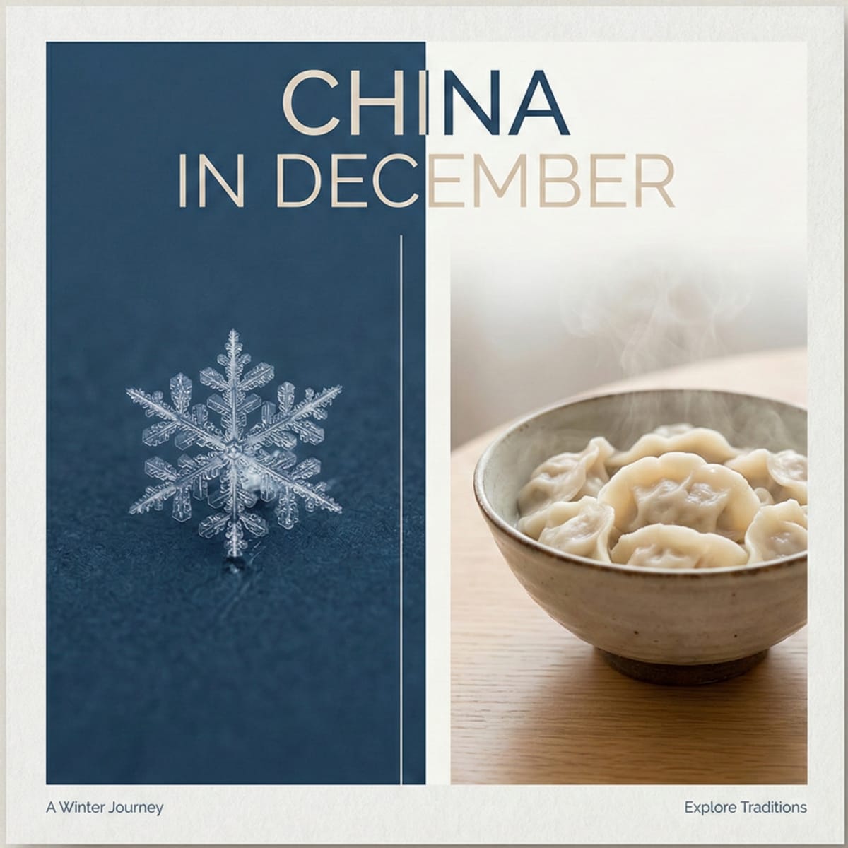 China in December: Winter Magic and Hot Springs