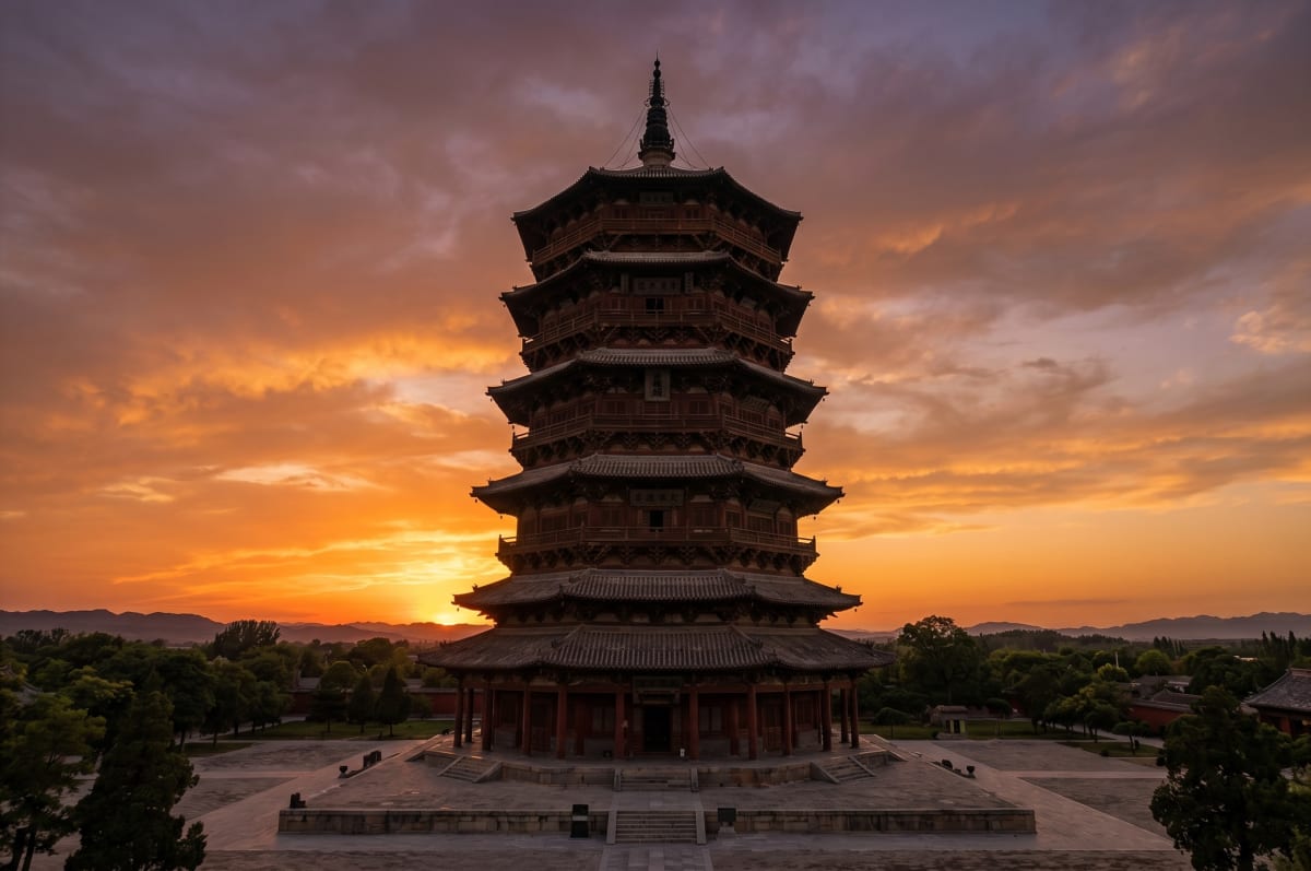 Gravity Defied: The 1,000-Year Structural Secrets of China’s Earthquake-Proof 5A Wooden Pagodas
