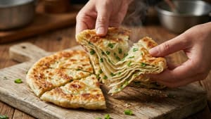 The ULTIMATE Flaky Scallion Pancakes: The Secret to 100 Crispy Layers