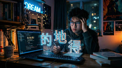 The 3 'De's of Chinese Grammar: Stop Making This Rookie Mistake (的 vs 地 vs 得)