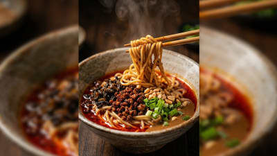 The ULTIMATE Authentic Dan Dan Noodles (Sichuan Restaurant Secret Revealed!)