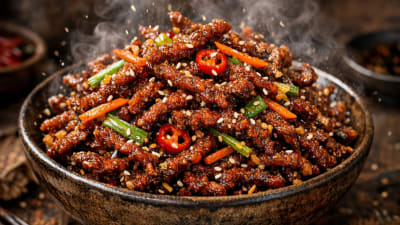 The ULTIMATE Crispy Shredded Beef: Shatteringly Crisp Takeout Secret Revealed