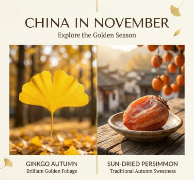 China in November: Warm South and Hidden Gold