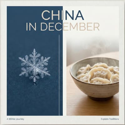 China in December: Winter Magic and Hot Springs