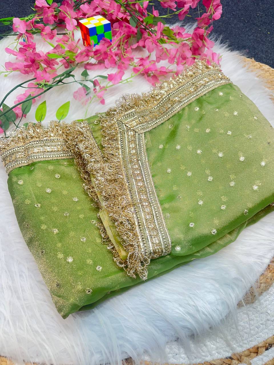 Traditional elegance and Designer Saree - View 2