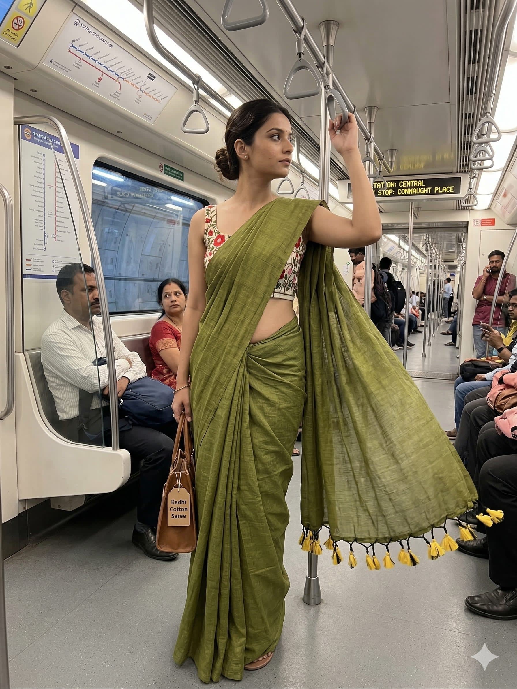 Classic Handloom Khadi Cotton Saree