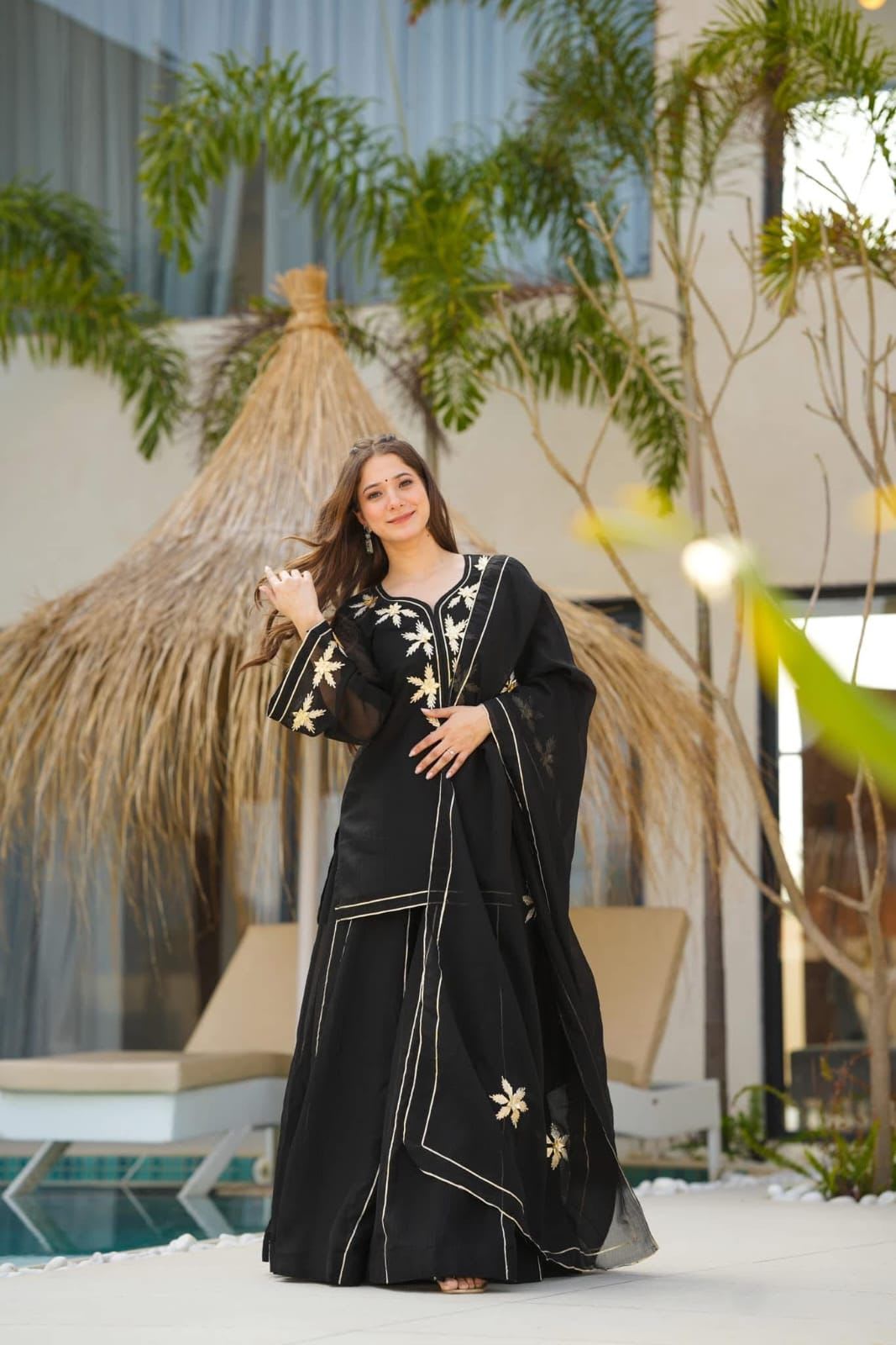 Heavenly Handmade Kurta Sharara Palazzo Set