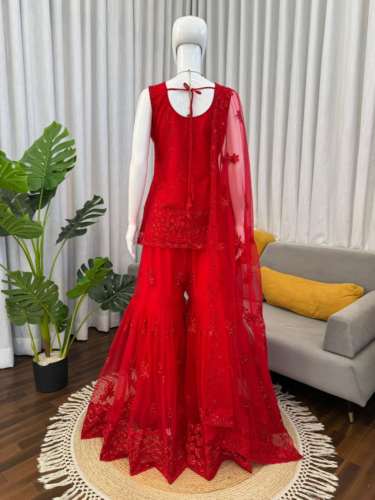 Designer Sharara Set – Elegant Ethnic Wear - View 7