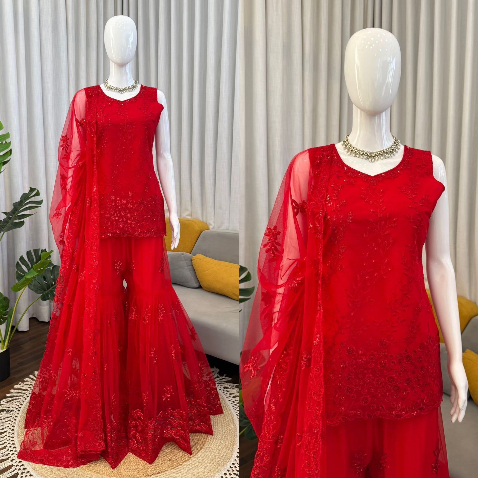 Designer Sharara Set – Elegant Ethnic Wear - View 3