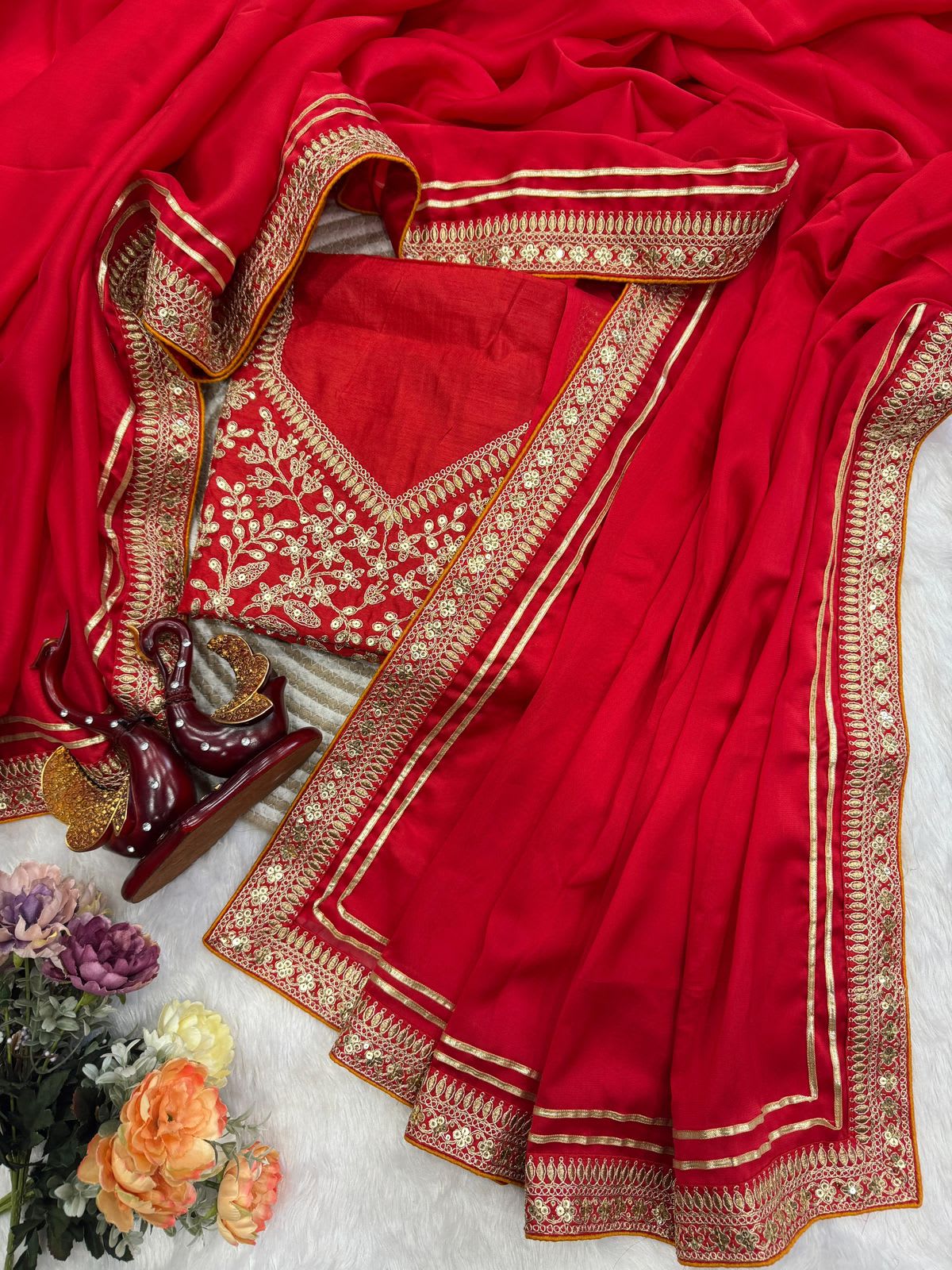 Bollywood-Inspired Designer Saree - View 2