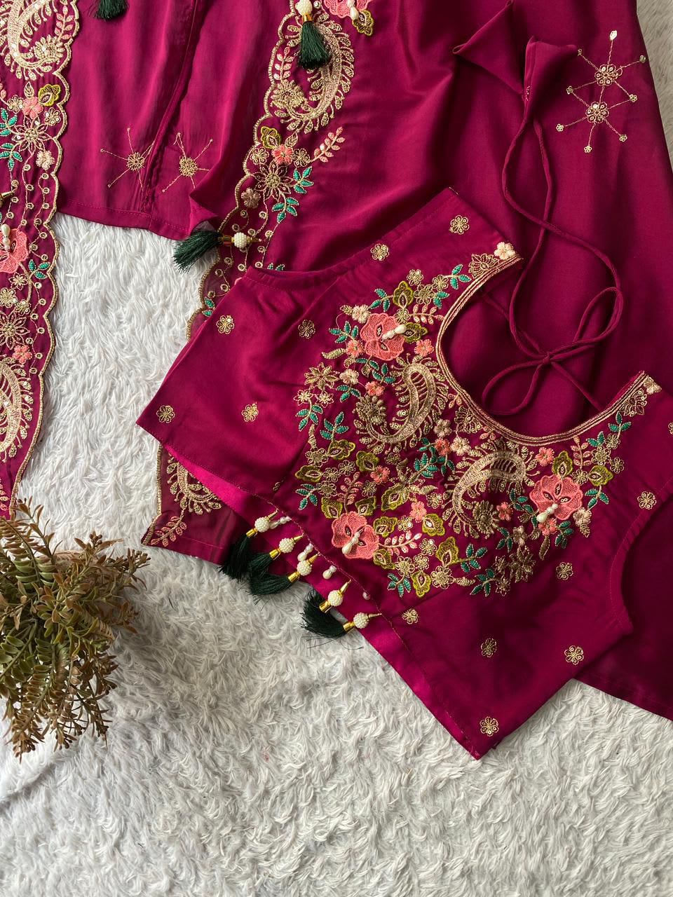 Perfect for Party & Wedding Season – Indo-Western 3-Piece Set - View 4