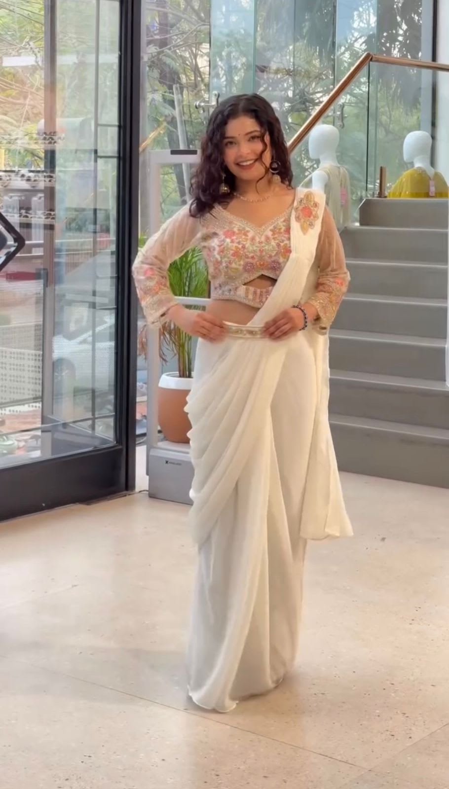Drape Saree – New Superhit Trending Collection - Georgette Saree Online India - Buy at ₹1699 - Image 1