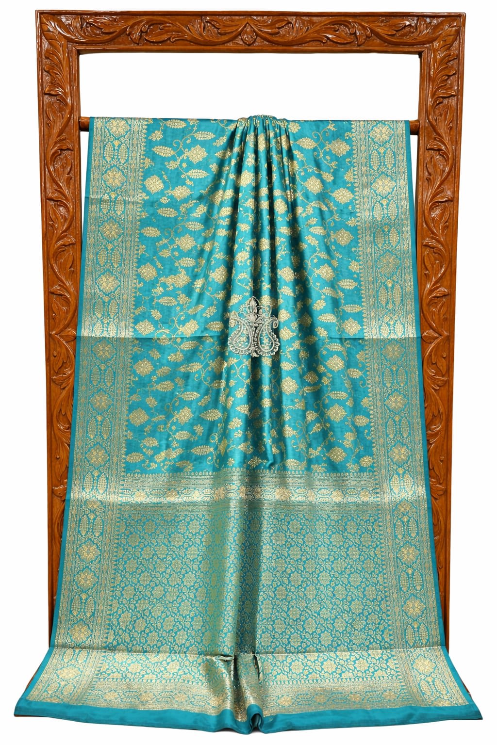 Elegant Banarasi Soft Semi Georgette Silk Saree Collection - View 2