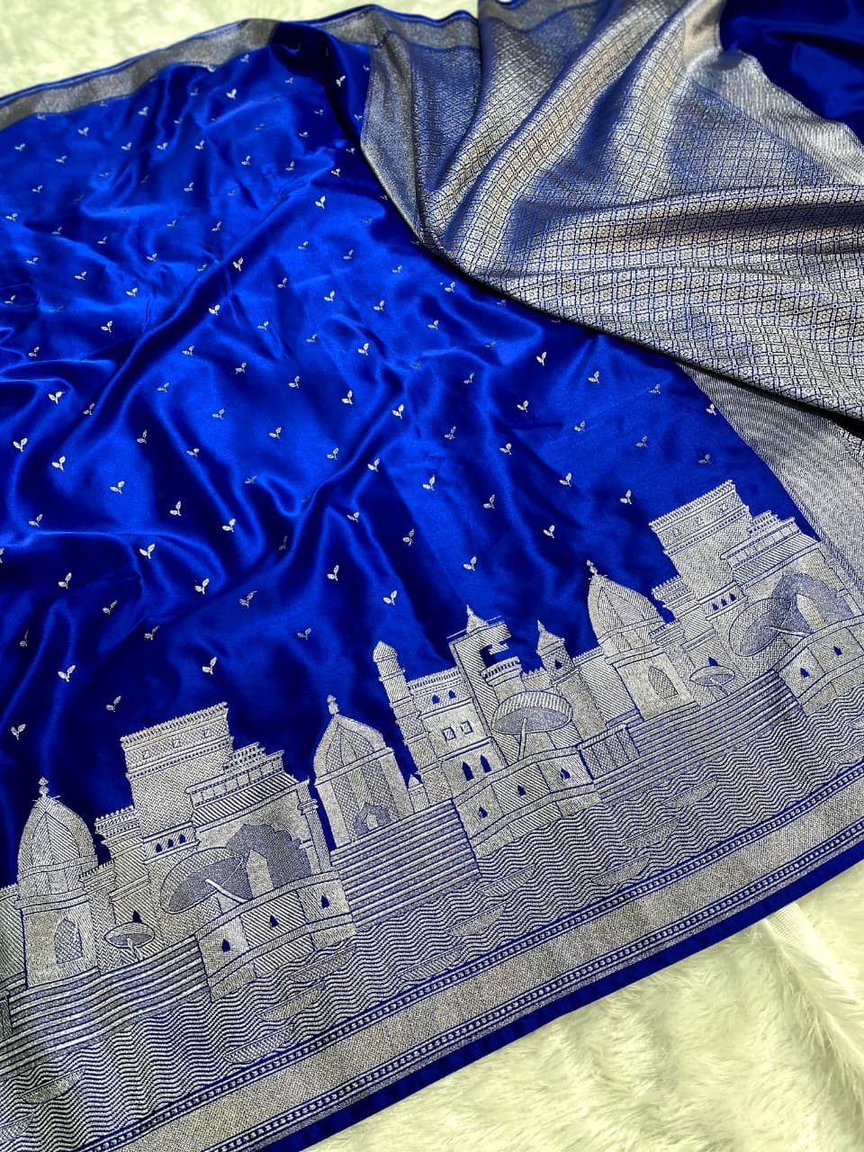 Luxury Banarasi Soft Kataan Mashru Silk Saree Collection - View 2