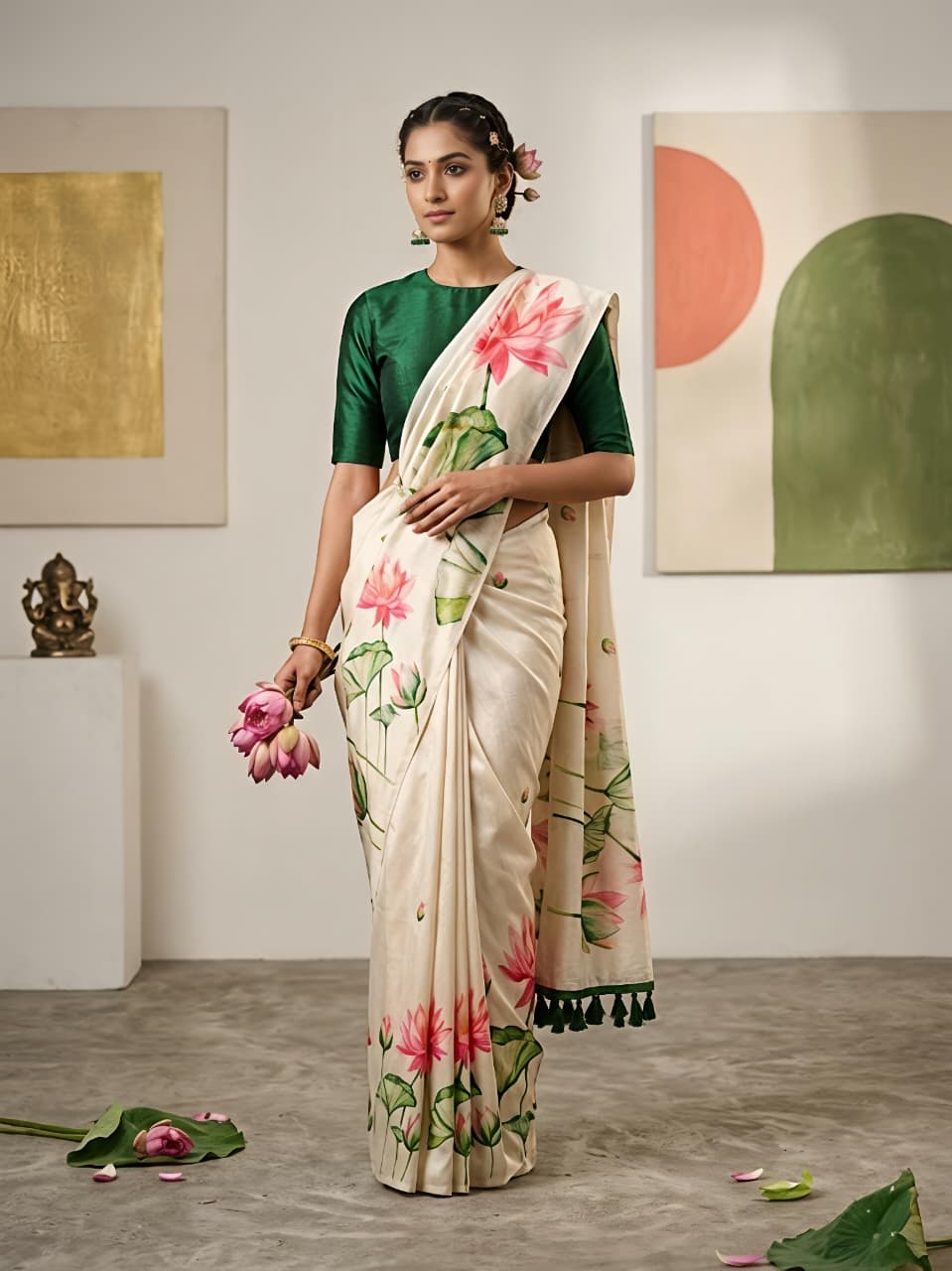 Catalogue – PANCHALI FLORA Saree - View 2