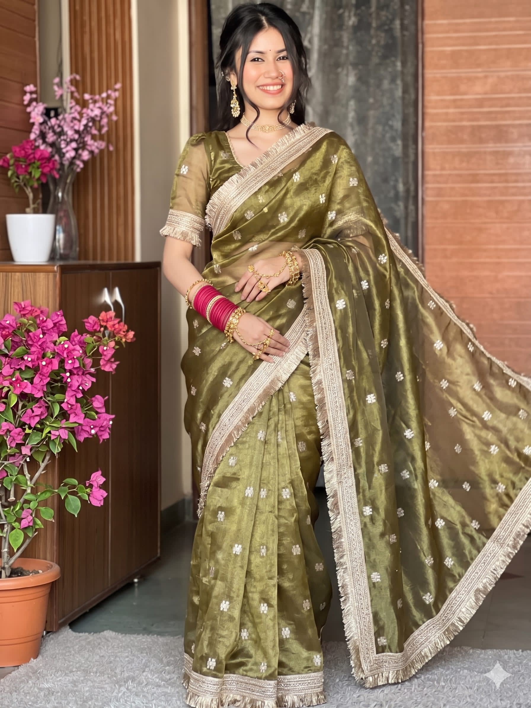 Premium Tussar Silk Saree Collection - Premium Tussar Silk Saree Online India - Buy at ₹1400 - Image 1