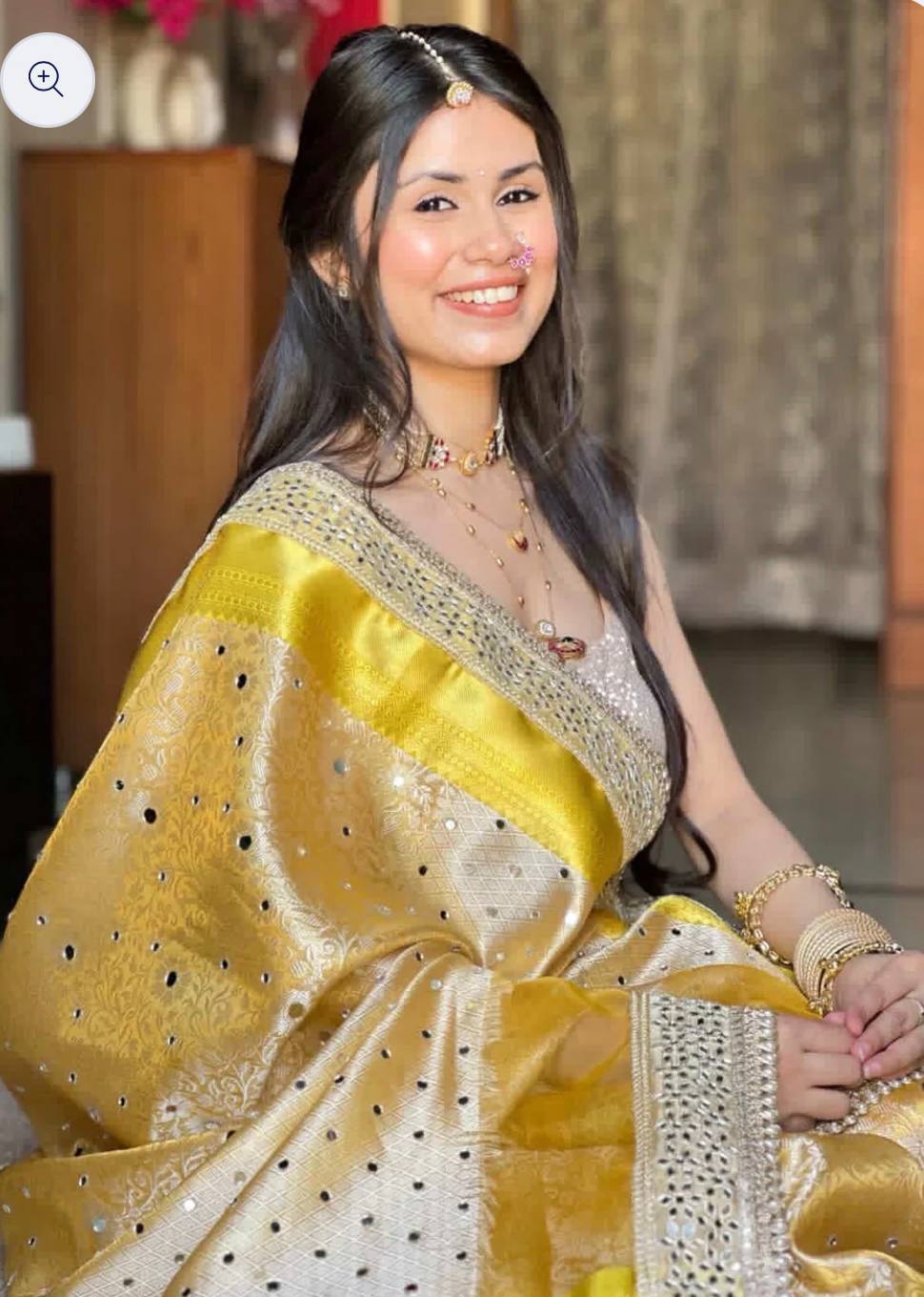 Luxury Banarasi Soft Glass Tissue Silk Saree Collection - View 4
