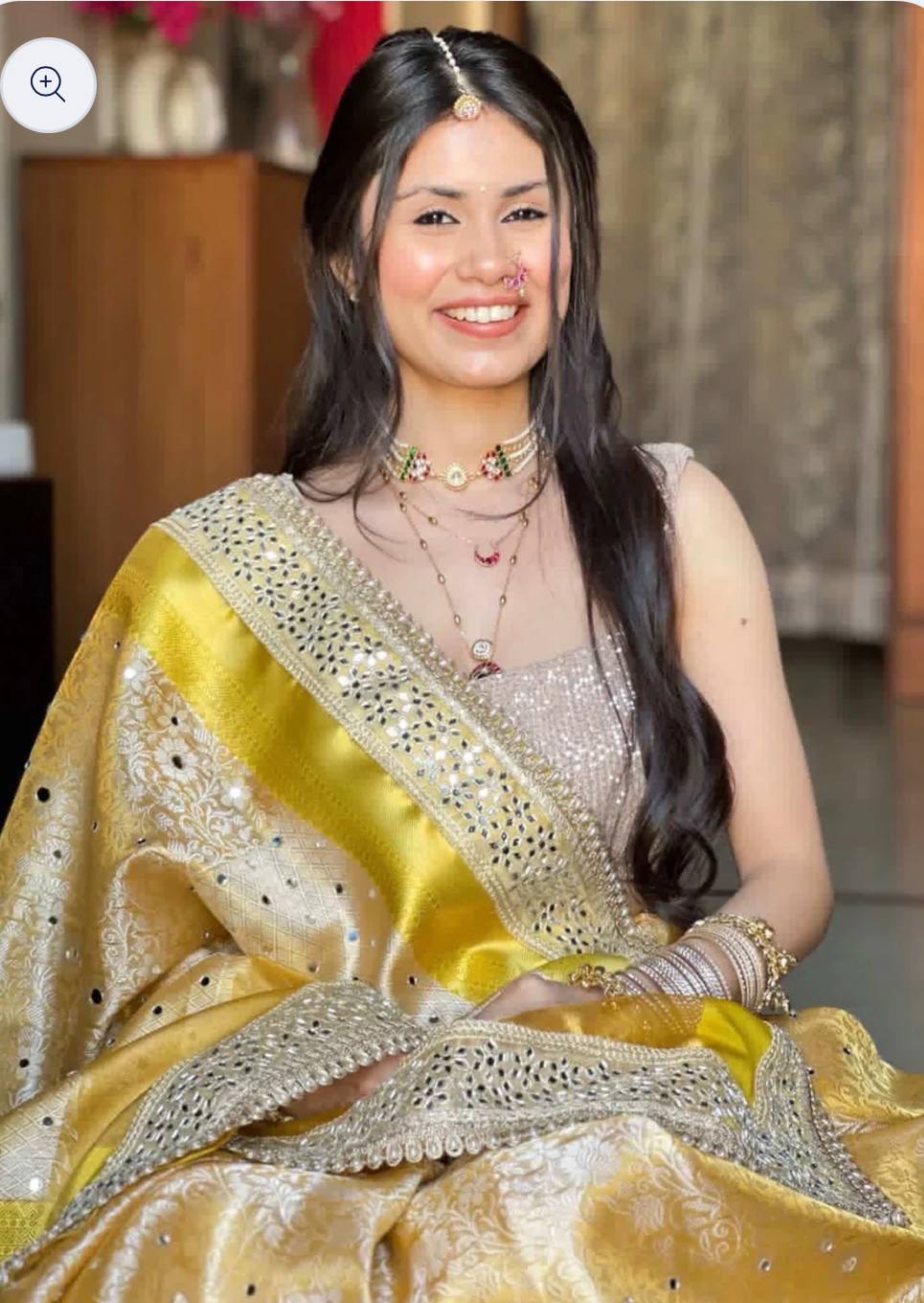Luxury Banarasi Soft Glass Tissue Silk Saree Collection - View 5