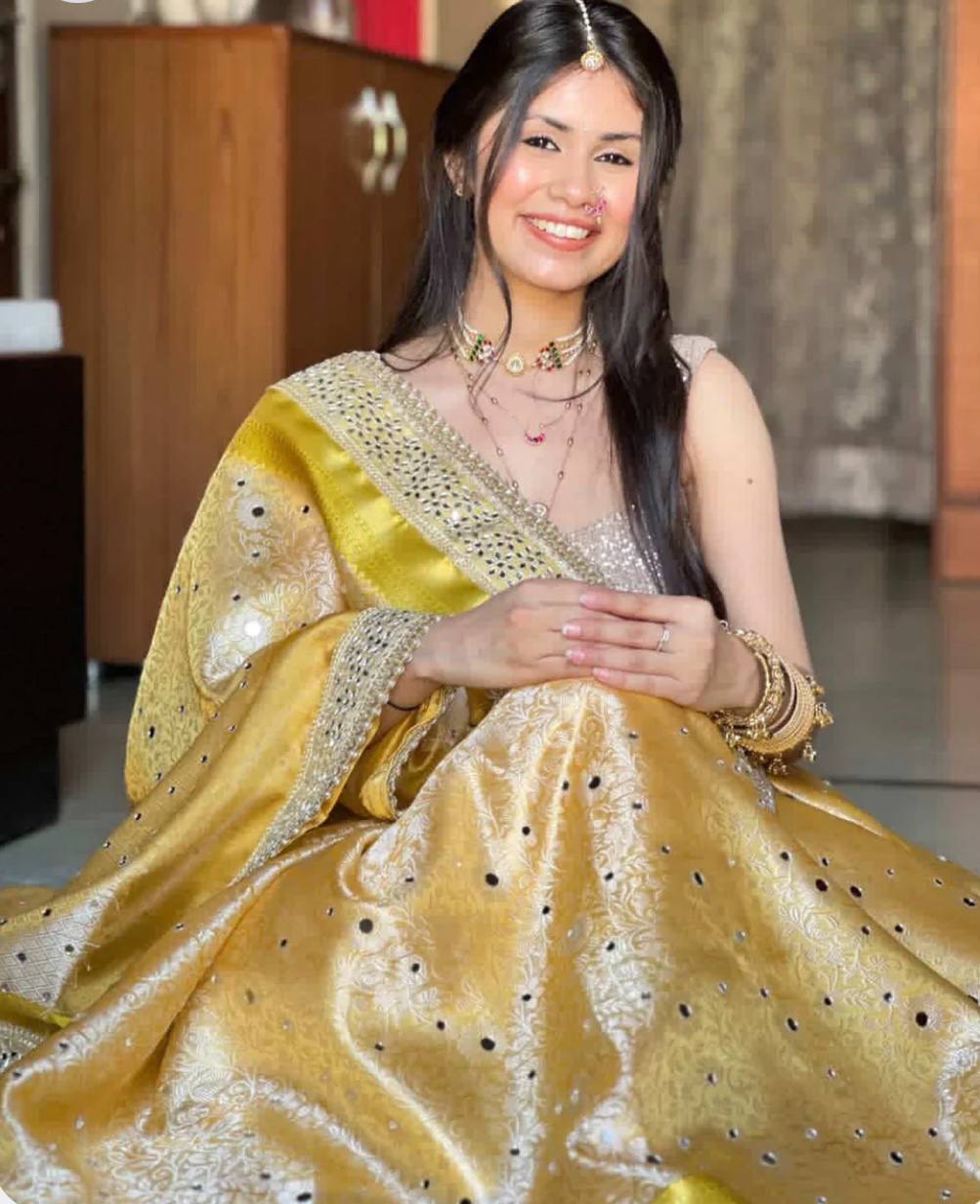 Luxury Banarasi Soft Glass Tissue Silk Saree Collection - View 3