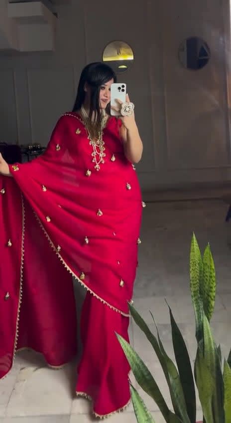 DS No: 452 – Premium Designer KhanKhan Saree - View 2