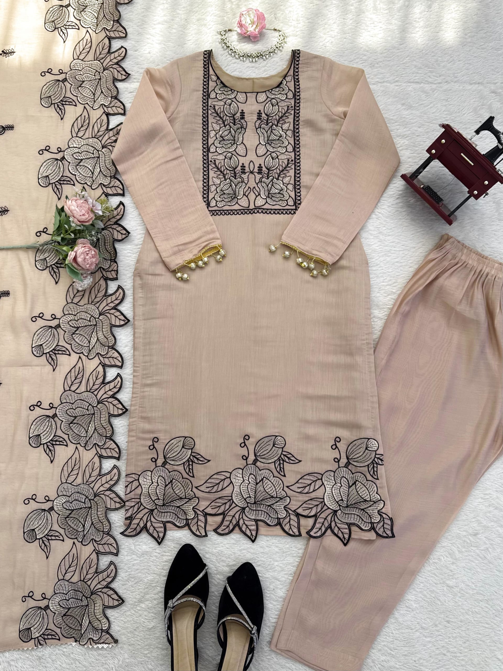 Designer Suit Set – Elegant Ethnic Wear - View 5