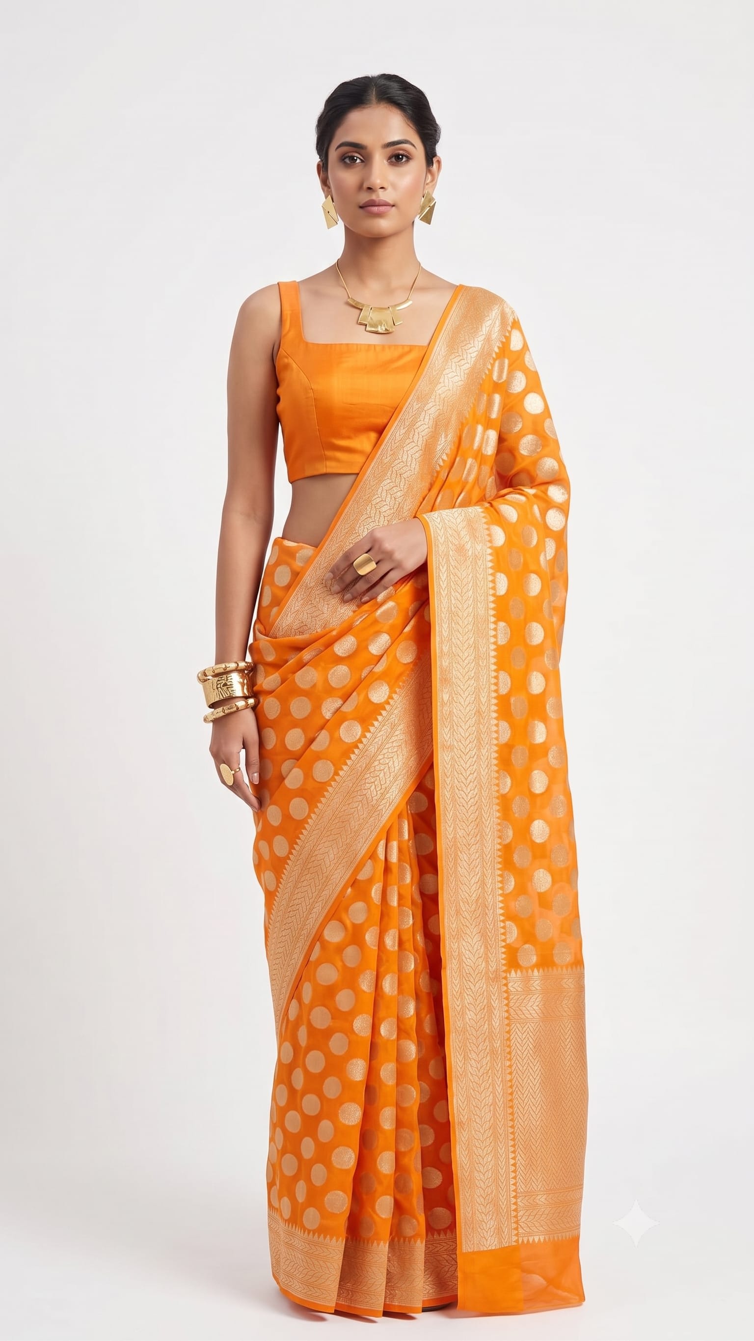 Premium Banarasi Daybal Georgette Saree - Premium Banarasi Daybal Georgette Saree Online India - Buy at ₹1699 - Image 1