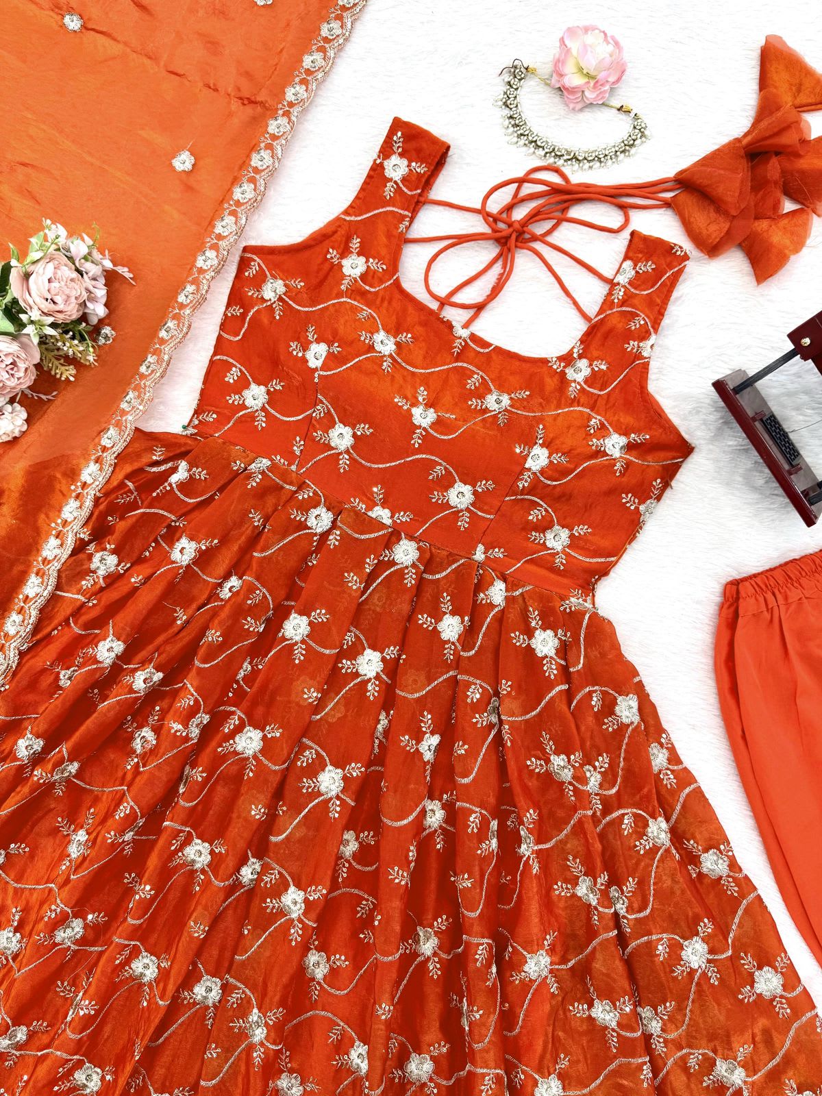 Designer Anarkali Set – Elegant Ethnic Wear - View 3