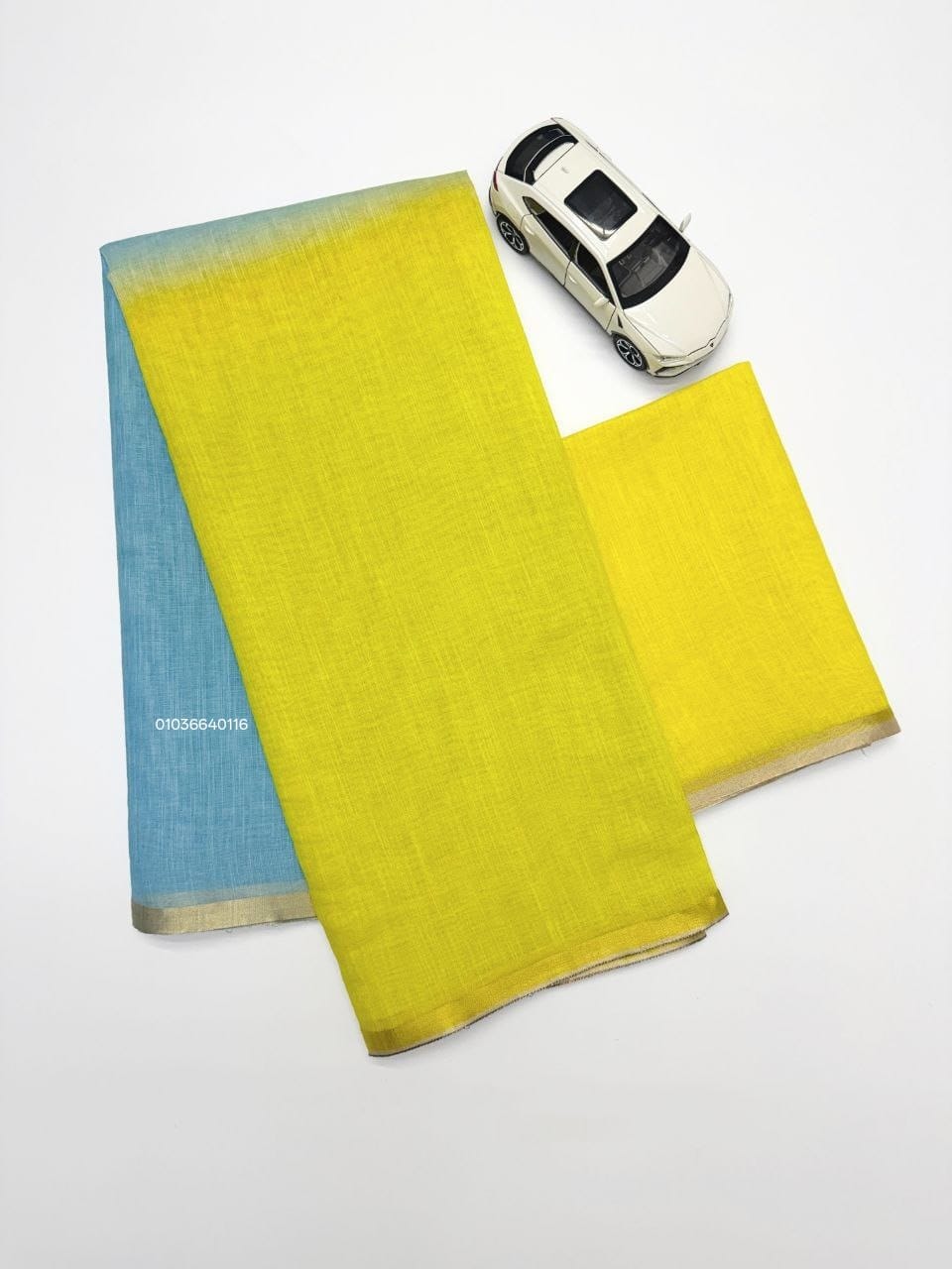 Elegant Linen Saree with Digital Print - View 5